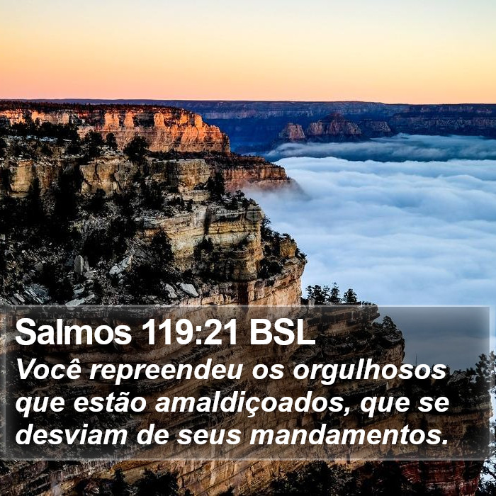 Salmos 119:21 BSL Bible Study