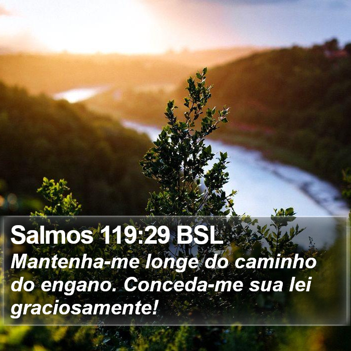 Salmos 119:29 BSL Bible Study