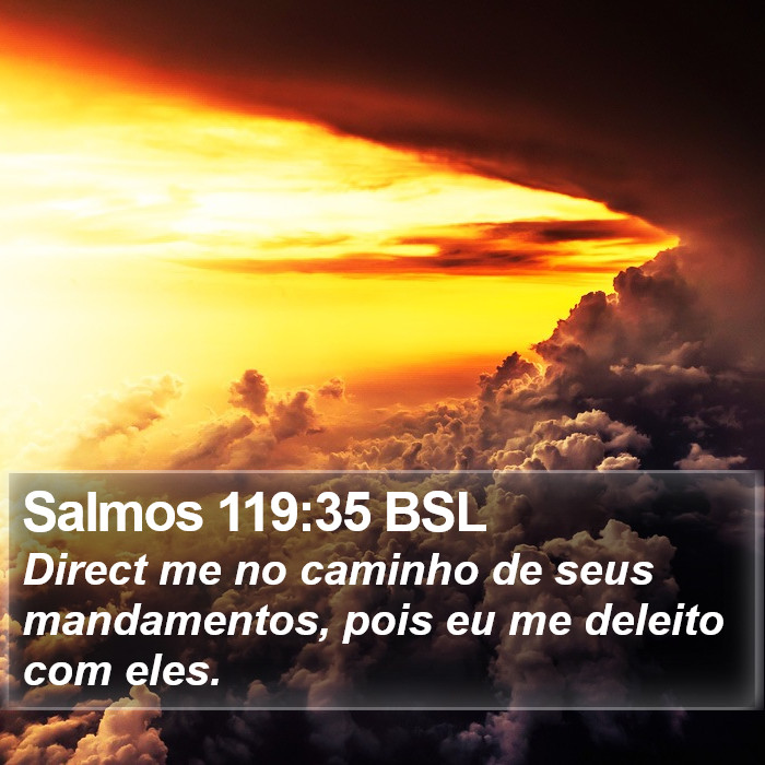 Salmos 119:35 BSL Bible Study