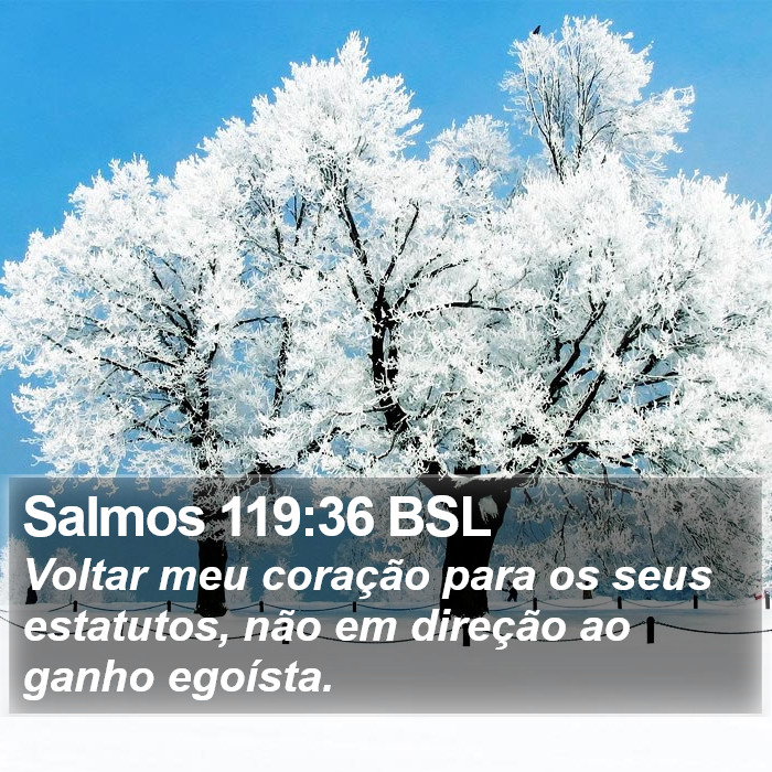Salmos 119:36 BSL Bible Study