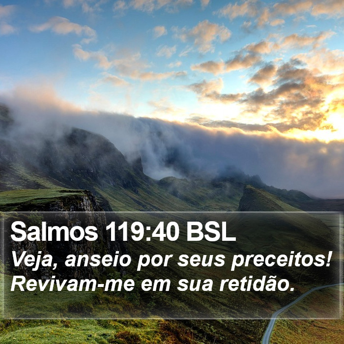 Salmos 119:40 BSL Bible Study