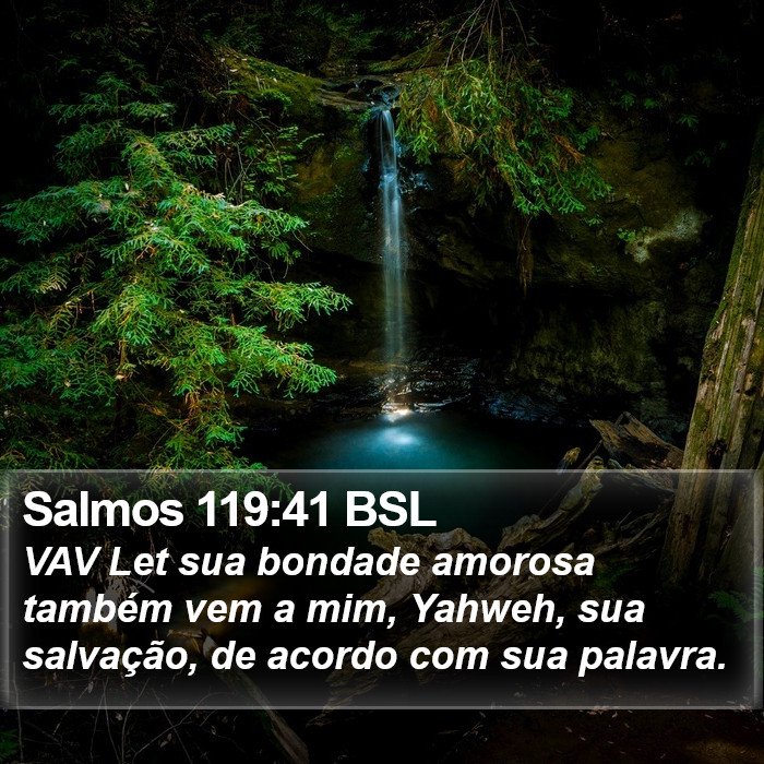 Salmos 119:41 BSL Bible Study