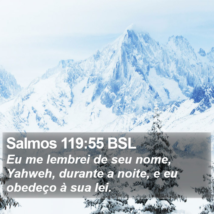 Salmos 119:55 BSL Bible Study