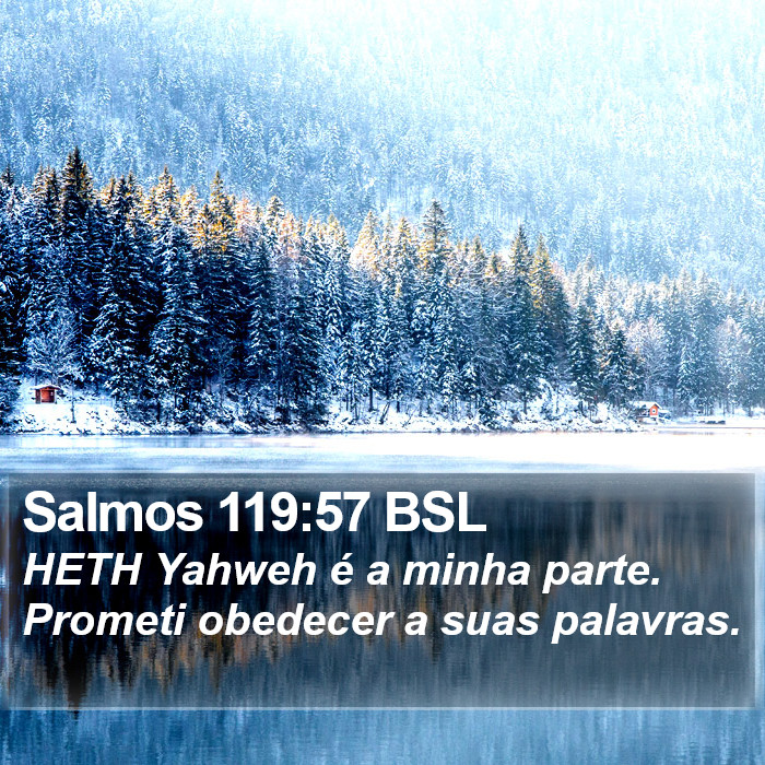 Salmos 119:57 BSL Bible Study