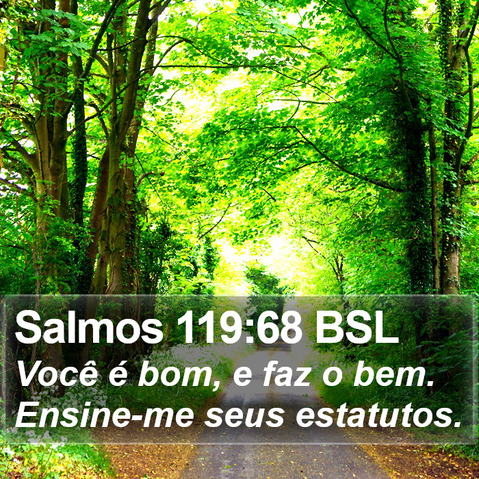 Salmos 119:68 BSL Bible Study