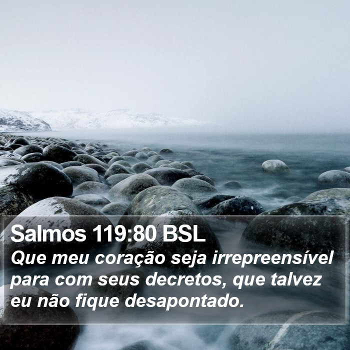 Salmos 119:80 BSL Bible Study
