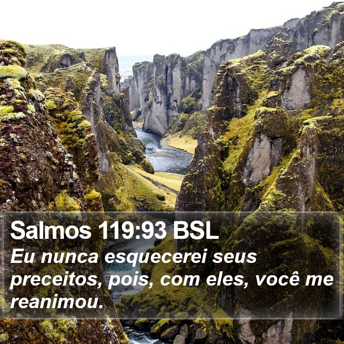 Salmos 119:93 BSL Bible Study