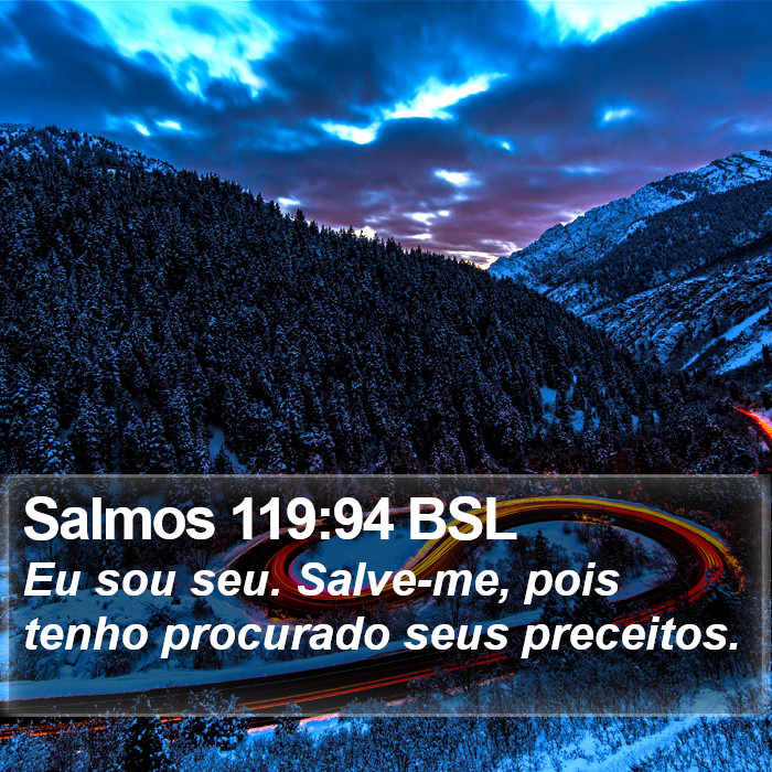 Salmos 119:94 BSL Bible Study