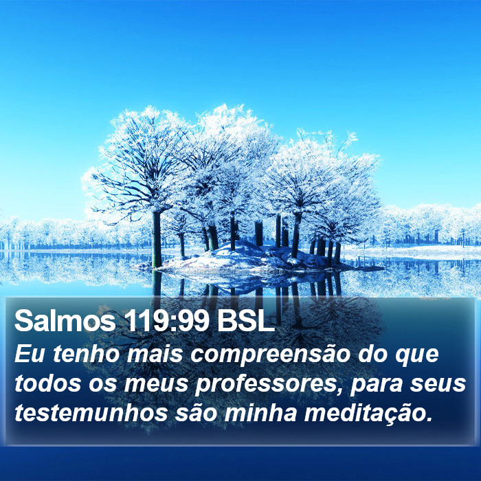 Salmos 119:99 BSL Bible Study