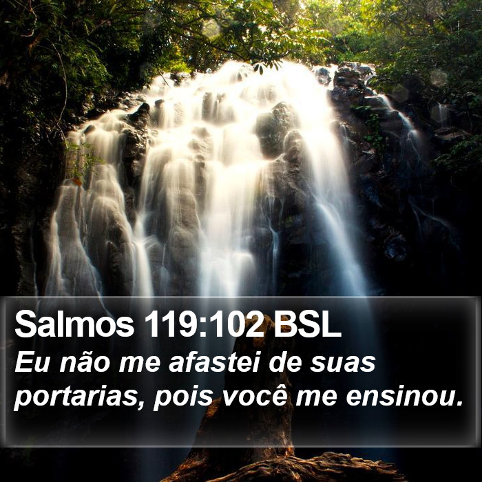 Salmos 119:102 BSL Bible Study