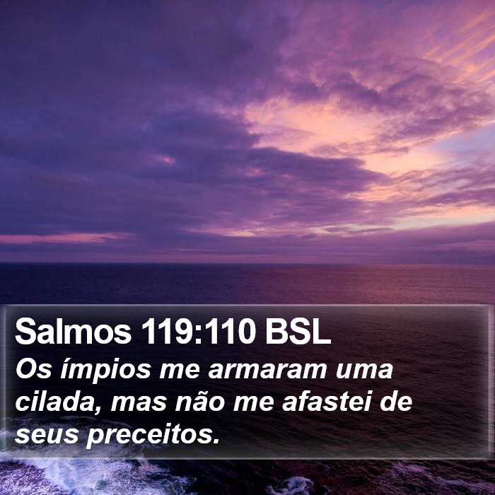 Salmos 119:110 BSL Bible Study