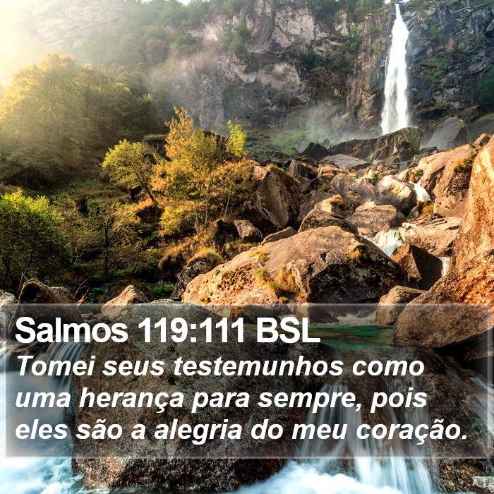 Salmos 119:111 BSL Bible Study