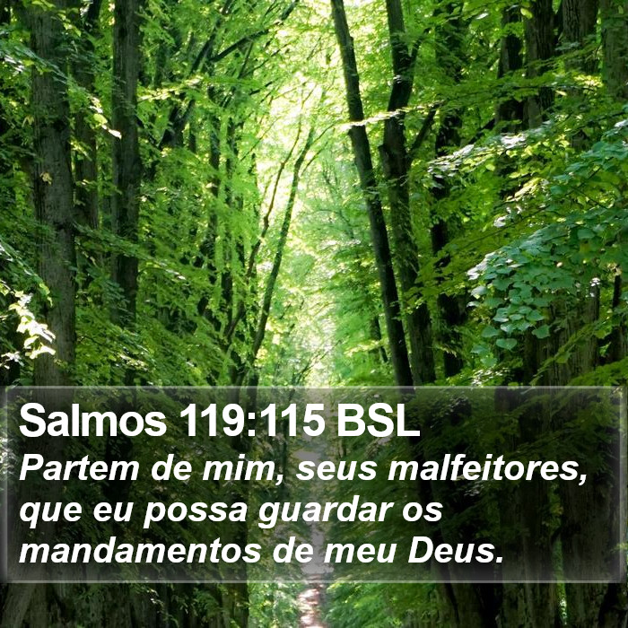 Salmos 119:115 BSL Bible Study