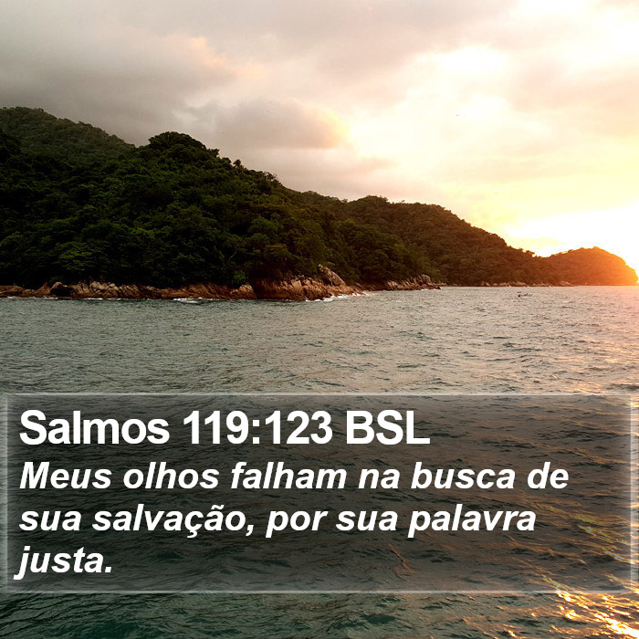 Salmos 119:123 BSL Bible Study