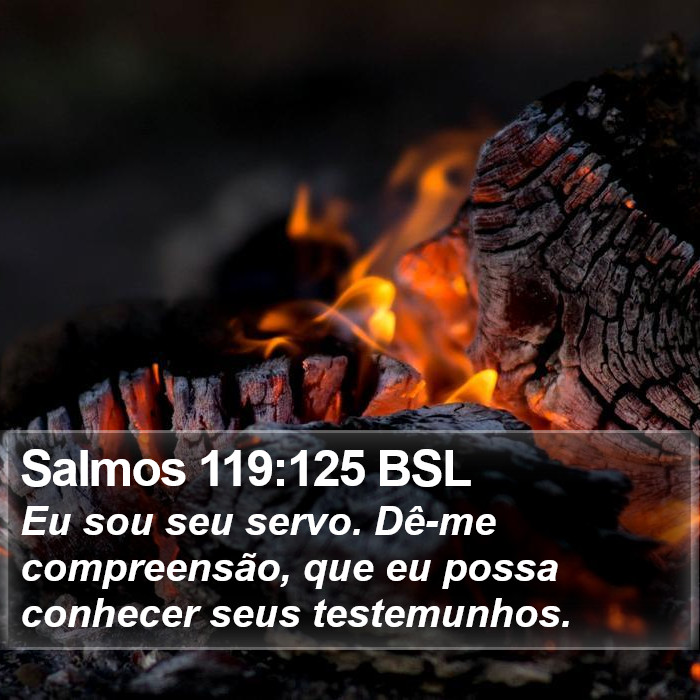 Salmos 119:125 BSL Bible Study