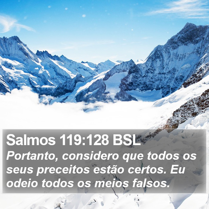 Salmos 119:128 BSL Bible Study