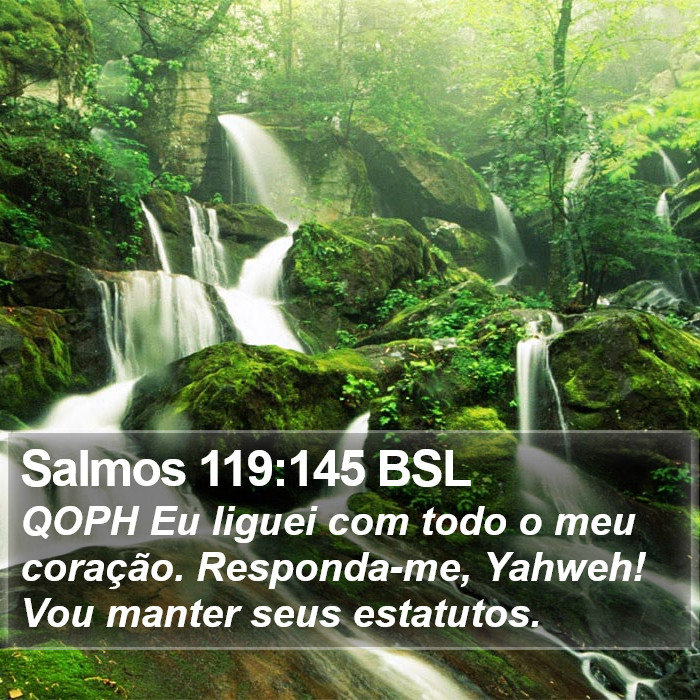 Salmos 119:145 BSL Bible Study