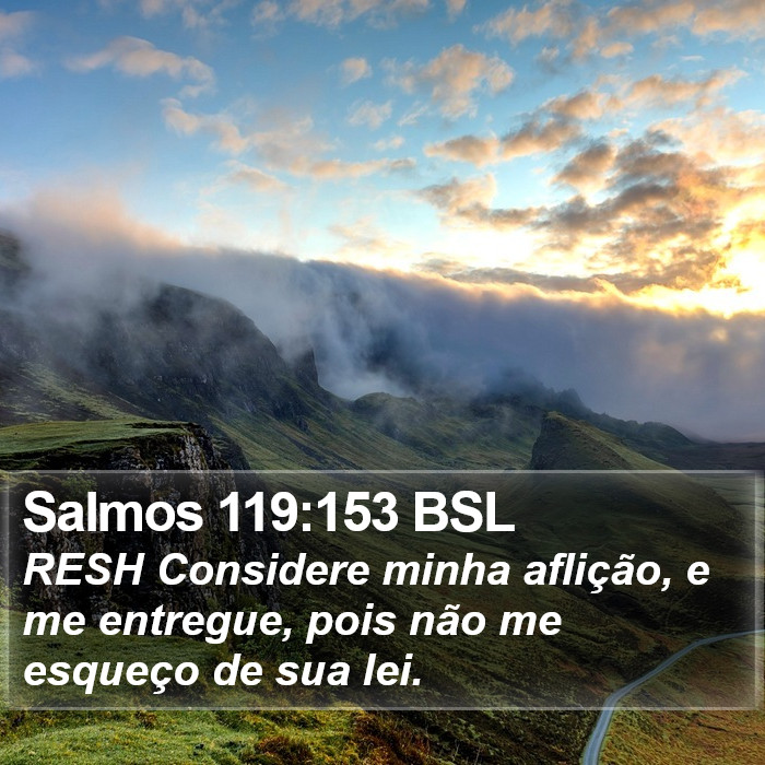 Salmos 119:153 BSL Bible Study