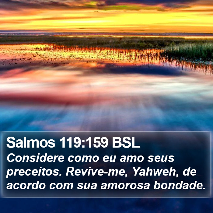Salmos 119:159 BSL Bible Study