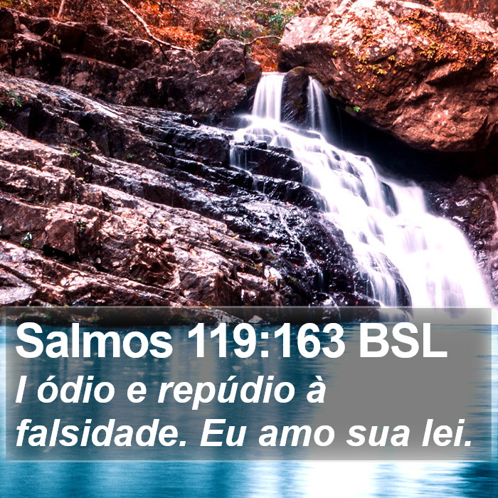 Salmos 119:163 BSL Bible Study