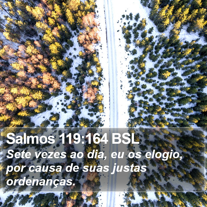 Salmos 119:164 BSL Bible Study