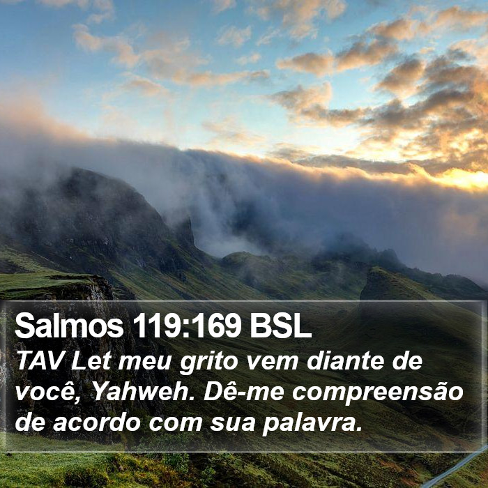 Salmos 119:169 BSL Bible Study