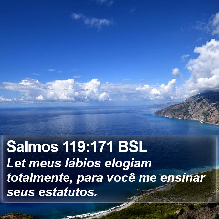 Salmos 119:171 BSL Bible Study