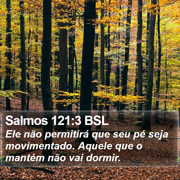 Salmos 121:3 BSL Bible Study