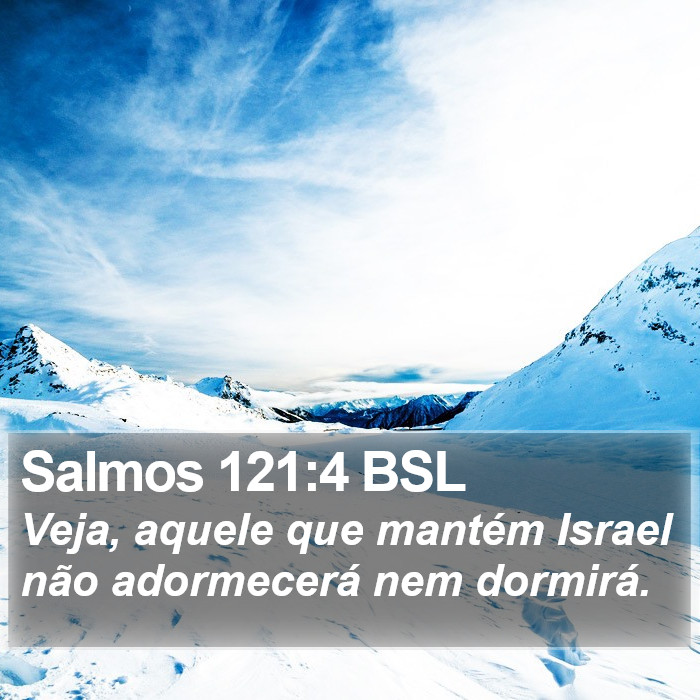 Salmos 121:4 BSL Bible Study