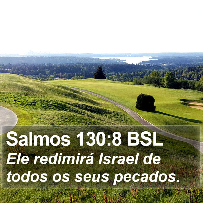 Salmos 130:8 BSL Bible Study