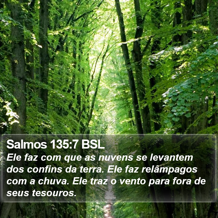 Salmos 135:7 BSL Bible Study