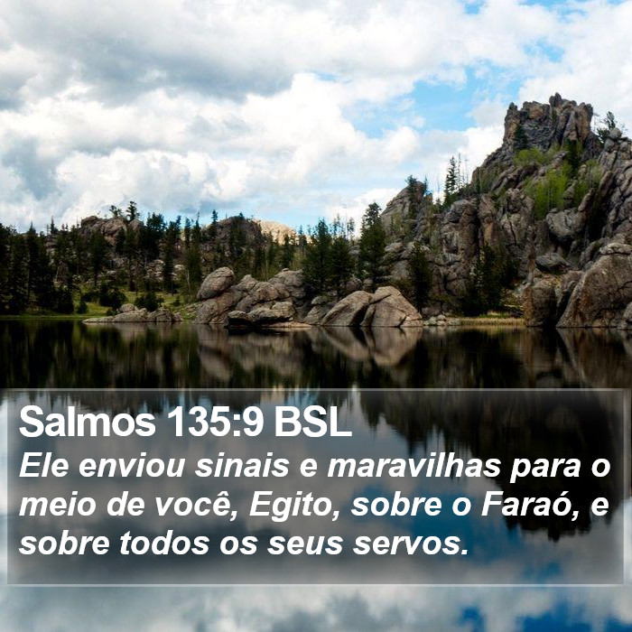 Salmos 135:9 BSL Bible Study