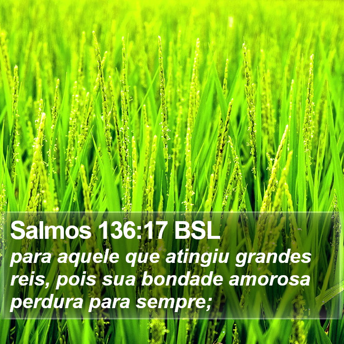 Salmos 136:17 BSL Bible Study