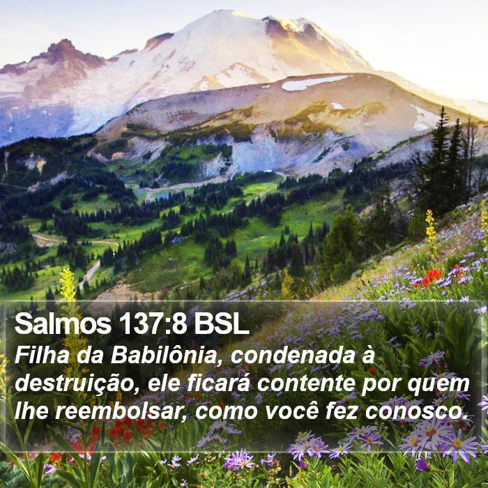 Salmos 137:8 BSL Bible Study