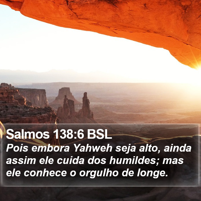 Salmos 138:6 BSL Bible Study