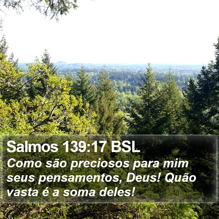 Salmos 139:17 BSL Bible Study