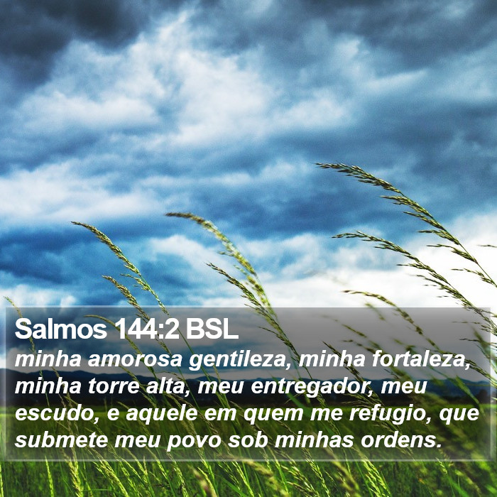 Salmos 144:2 BSL Bible Study