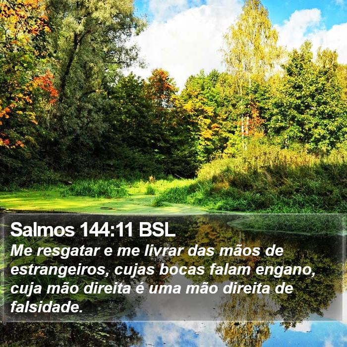 Salmos 144:11 BSL Bible Study