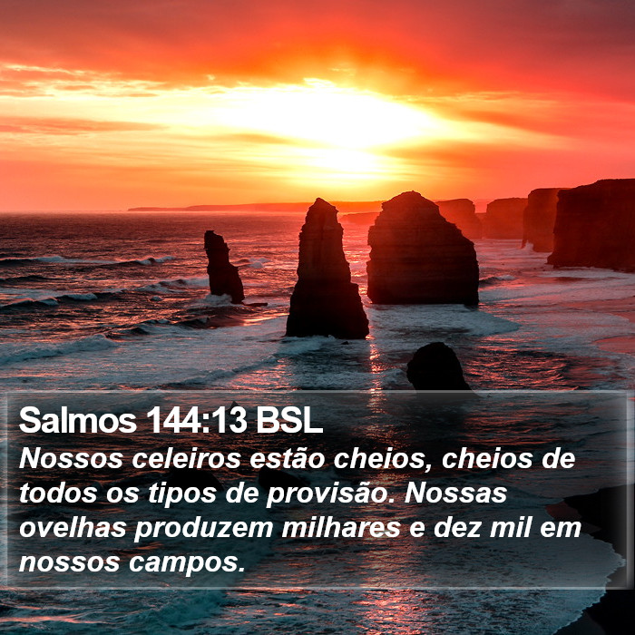 Salmos 144:13 BSL Bible Study