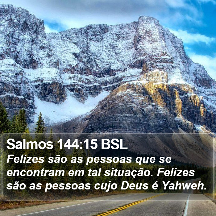 Salmos 144:15 BSL Bible Study