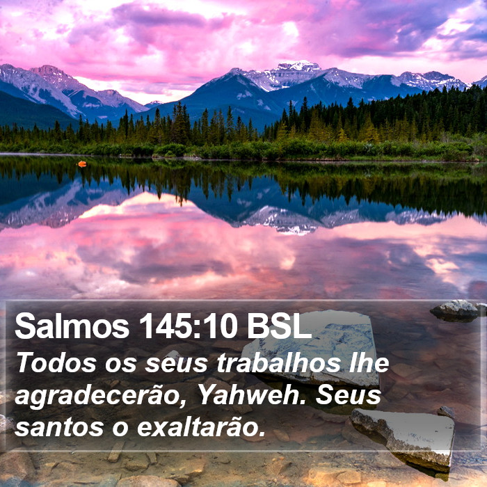 Salmos 145:10 BSL Bible Study