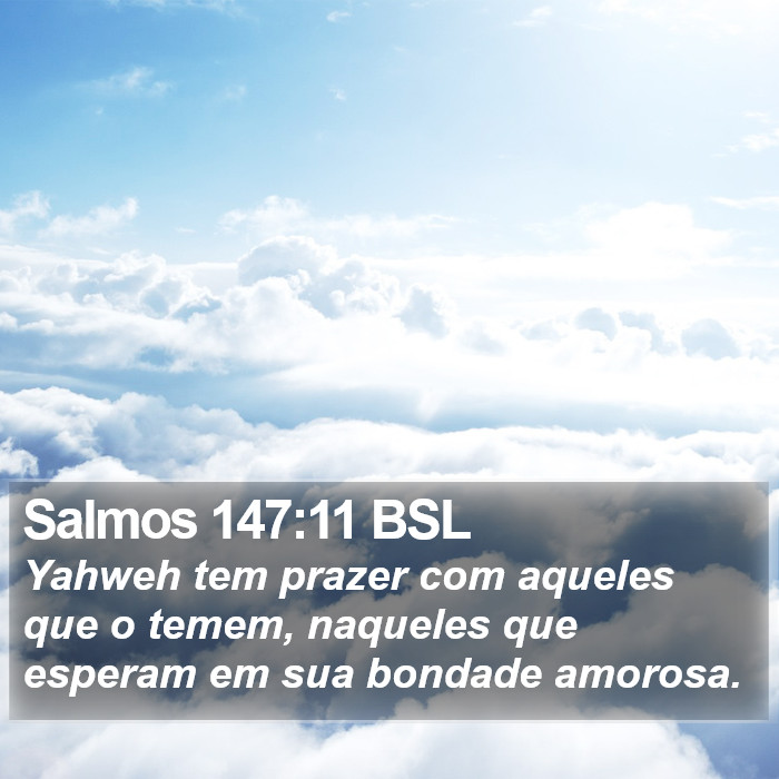 Salmos 147:11 BSL Bible Study
