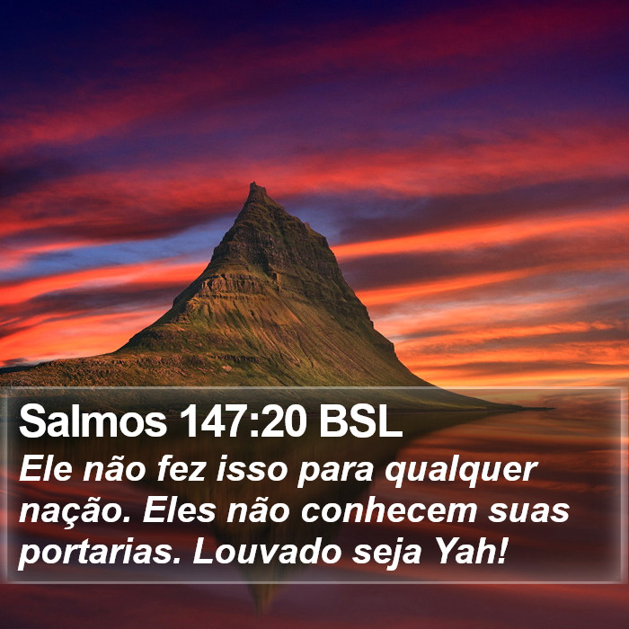 Salmos 147:20 BSL Bible Study