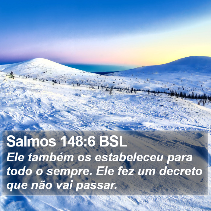 Salmos 148:6 BSL Bible Study