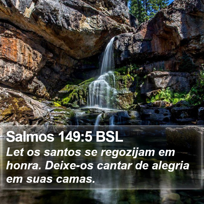 Salmos 149:5 BSL Bible Study