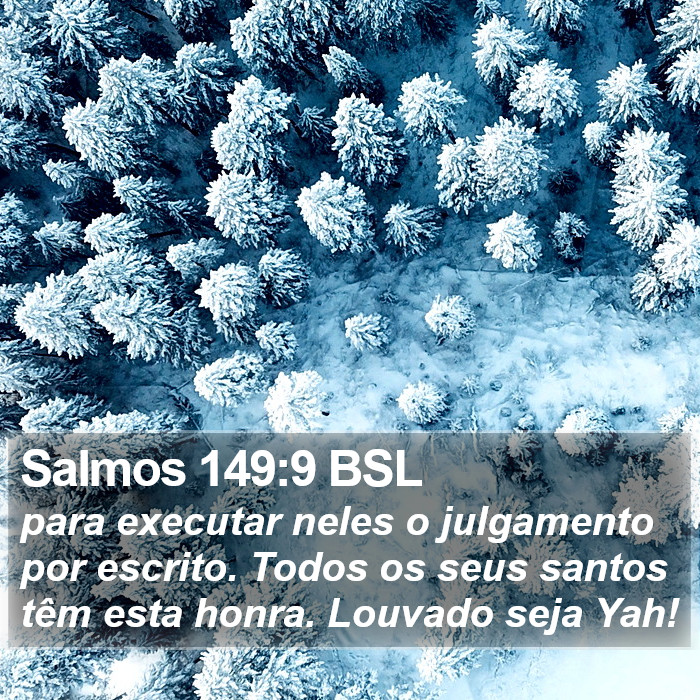 Salmos 149:9 BSL Bible Study