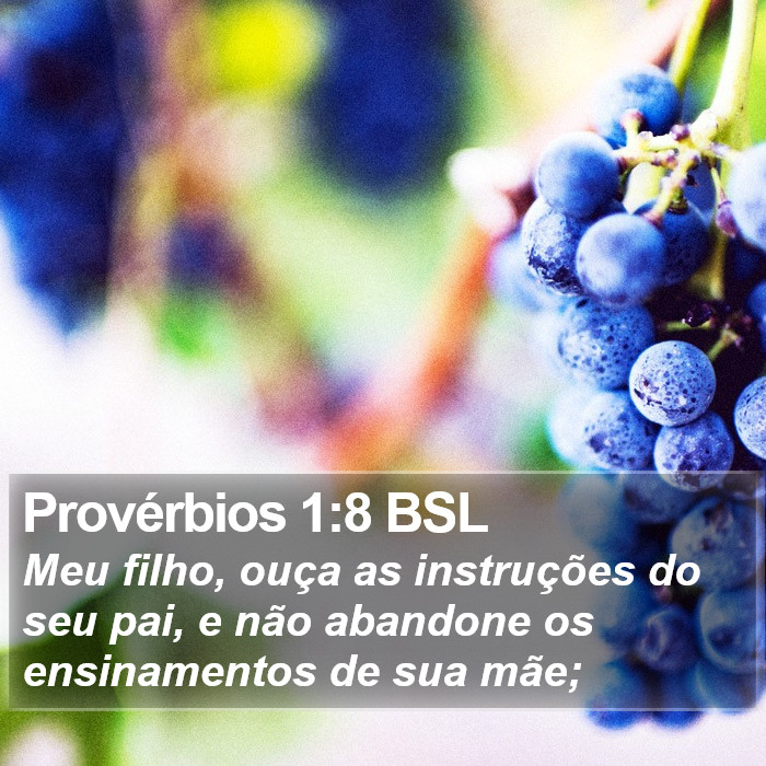 Provérbios 1:8 BSL Bible Study