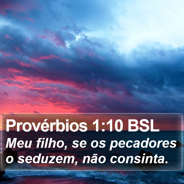 Provérbios 1:10 BSL Bible Study