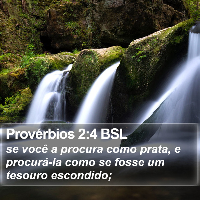 Provérbios 2:4 BSL Bible Study