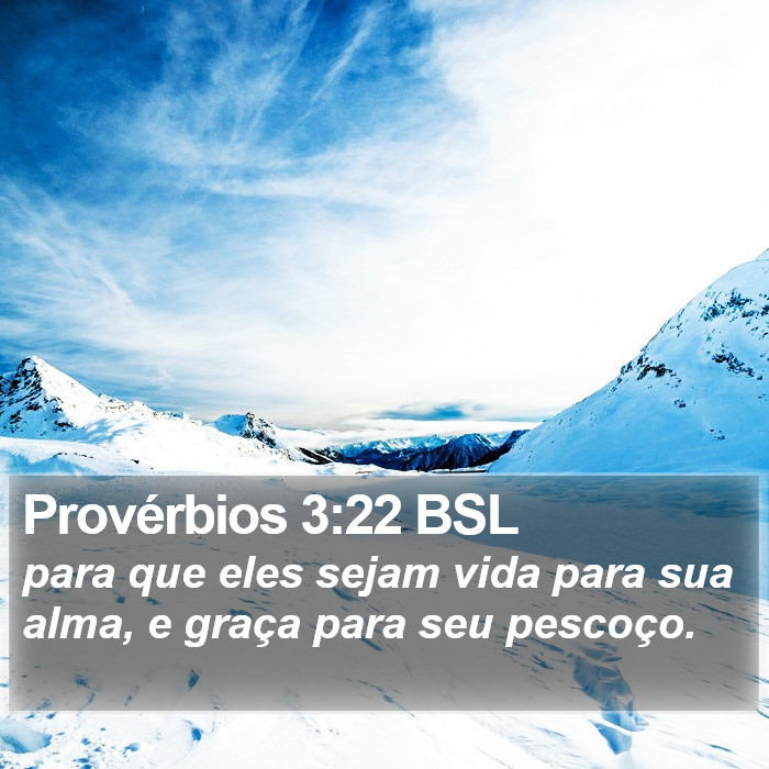 Provérbios 3:22 BSL Bible Study